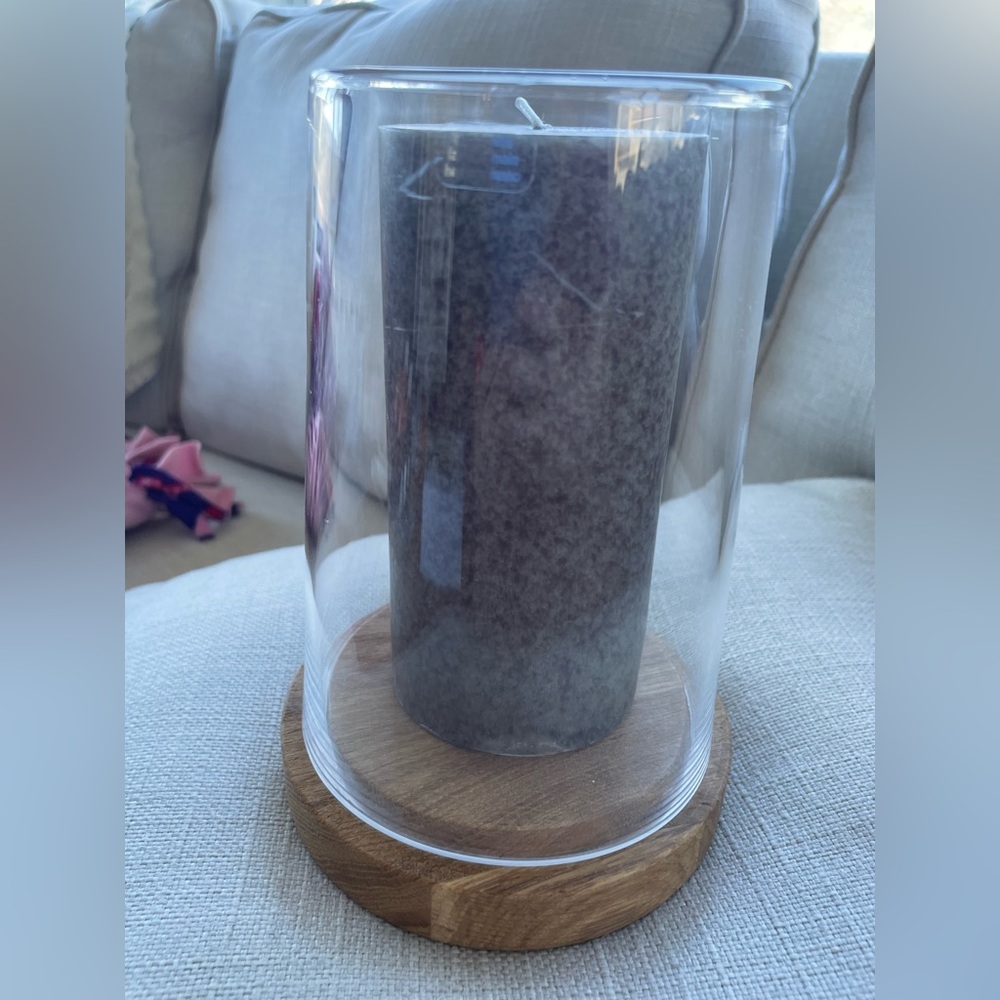 Crate and Barrel candle holder. NWT